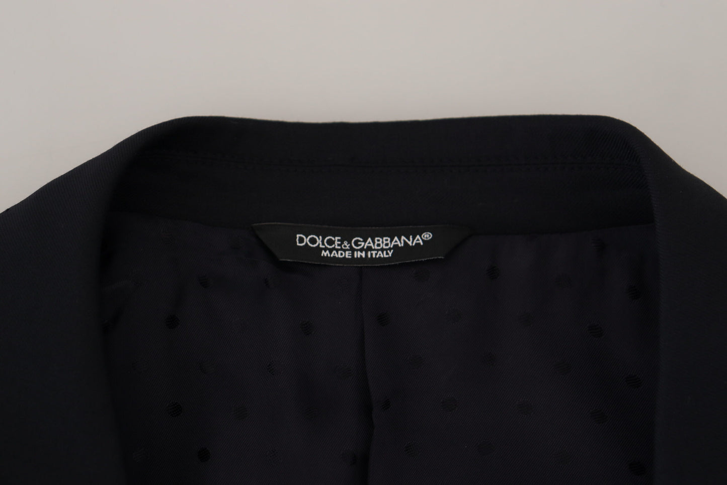 Dark Blue Wool Formal Sicilia Blazer-Dolce & Gabbana-LabelTerrace.com