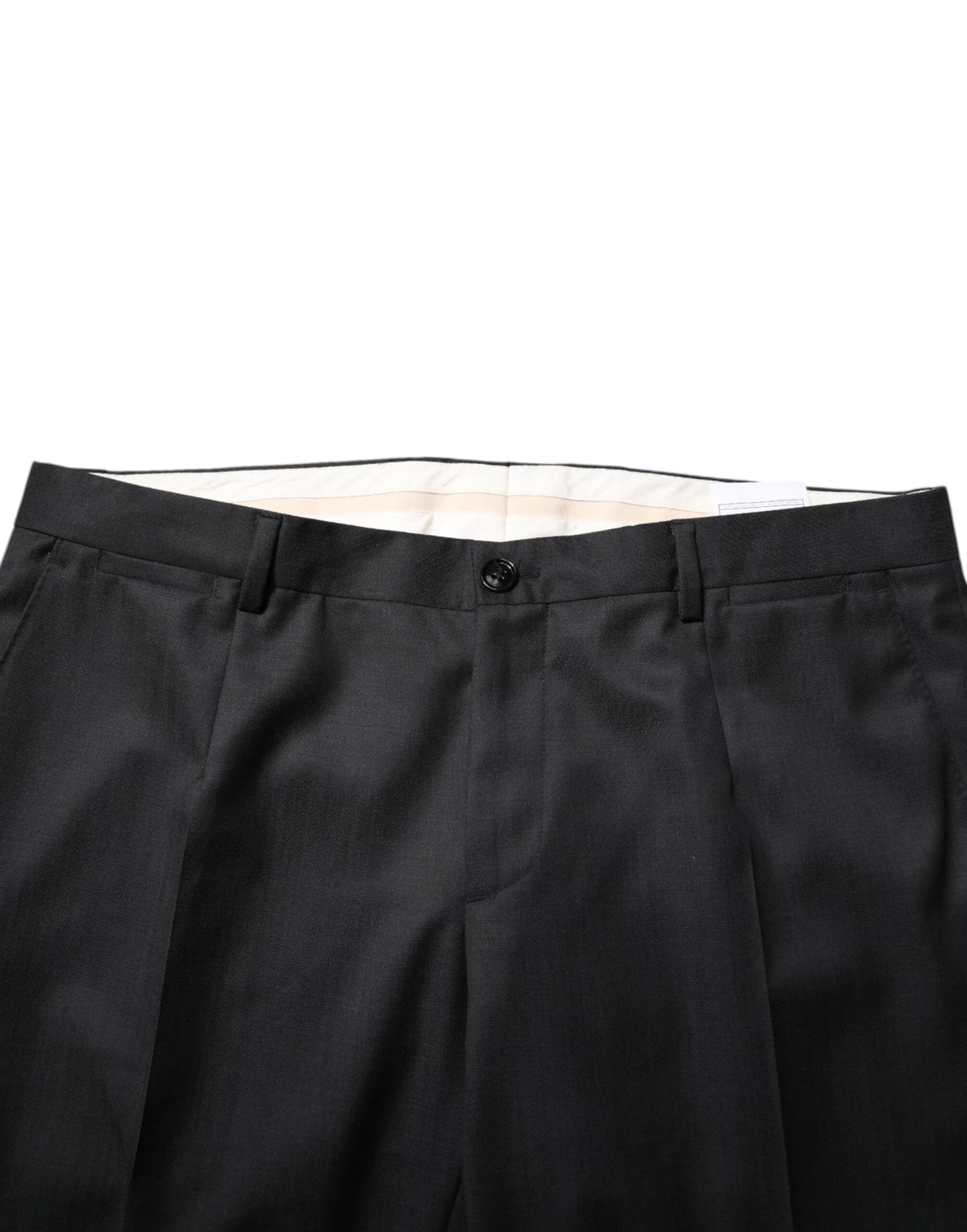 Dark Gray Wool Single Breasted 2 Piece Suit-Dolce & Gabbana-LabelTerrace.com