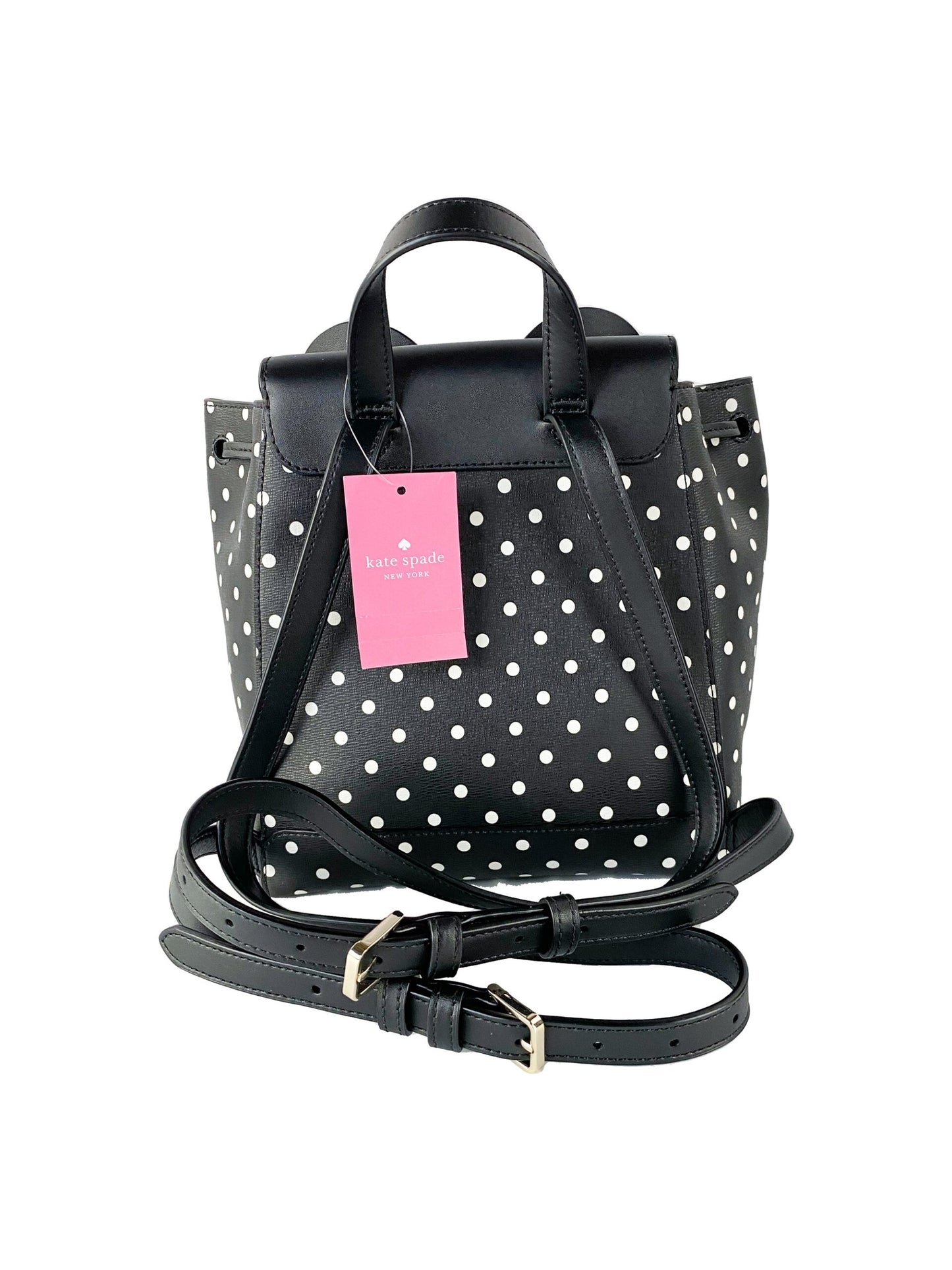 Disney Minnie Mouse Medium Leather Backpack Bookbag Bag-Kate Spade-LabelTerrace.com