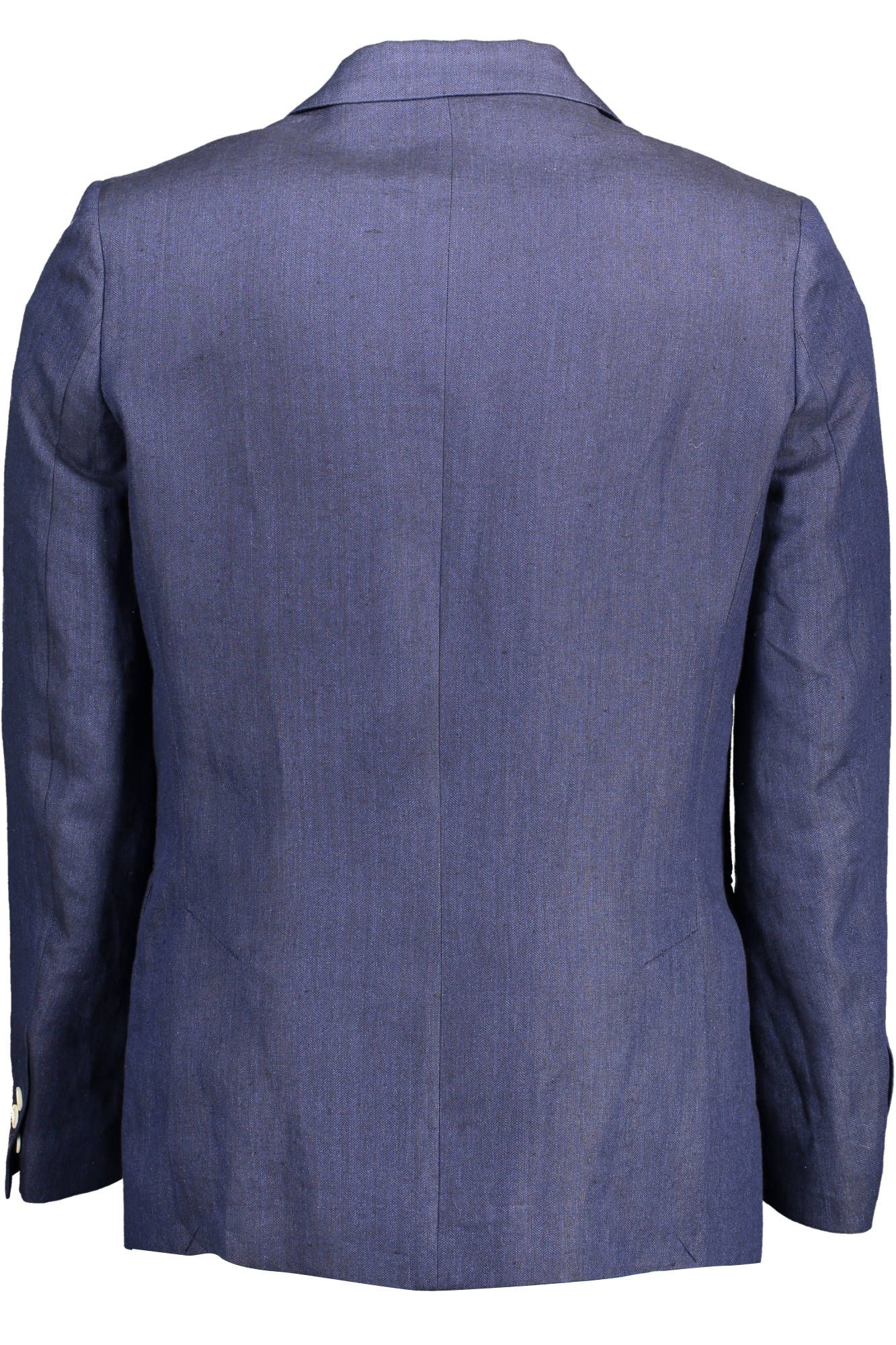 Elegant Blue Linen Classic Jacket-Gant-LabelTerrace.com