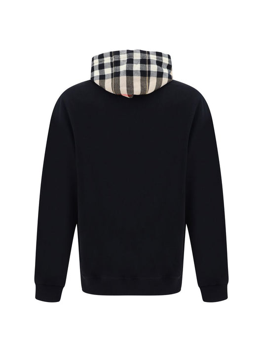 Elegant Oversize Black Samuel Hoodie-Burberry-LabelTerrace.com