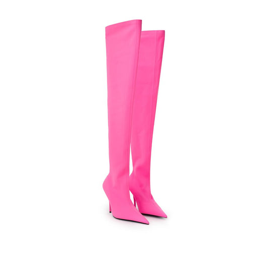 Elegant Pink Polyester Ankle Boots-Balenciaga-LabelTerrace.com