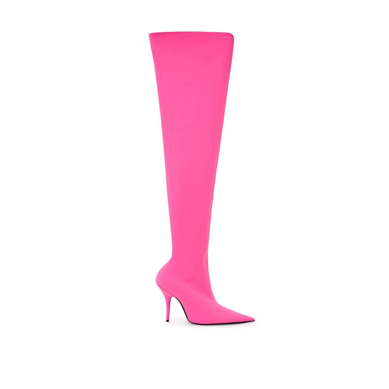 Elegant Pink Polyester Ankle Boots-Balenciaga-LabelTerrace.com