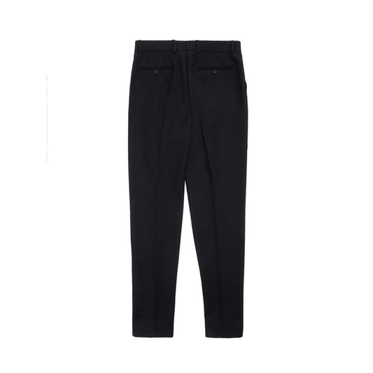Elegant Polyester Black Pants for Men-Dolce & Gabbana-LabelTerrace.com