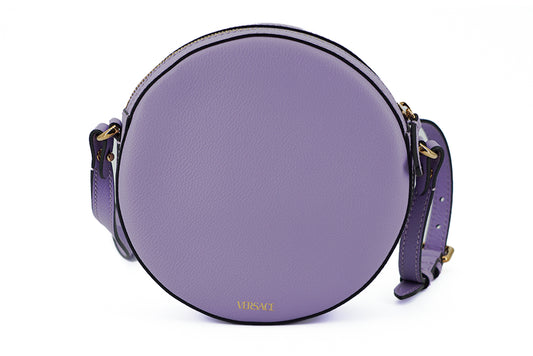 Elegant Purple Round Shoulder Bag-Versace-LabelTerrace.com