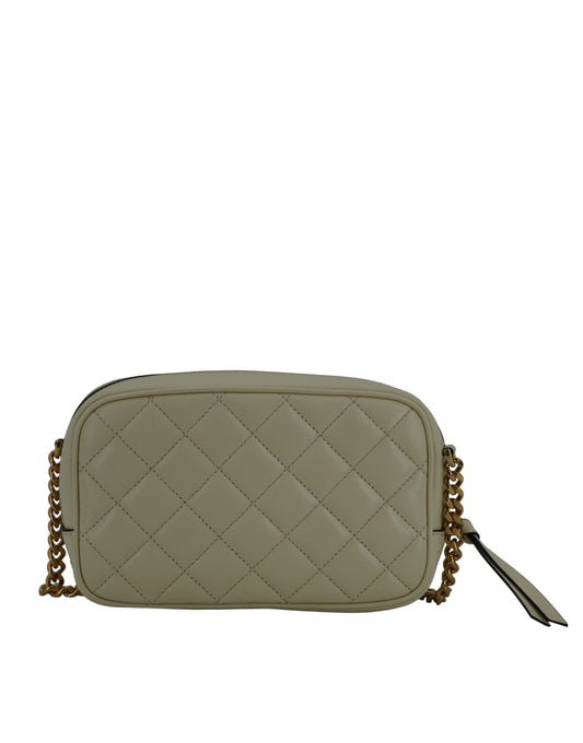 Elegant White Lamb Leather Camera Bag-Versace-LabelTerrace.com