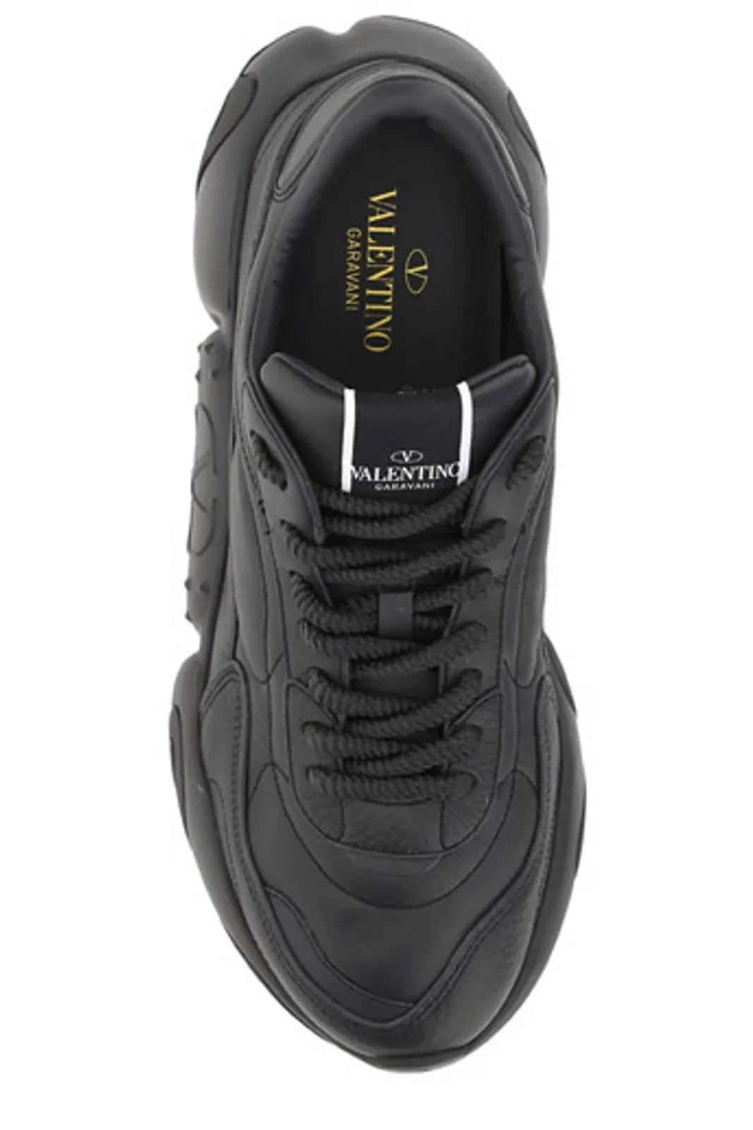 Elevated Elegance Low-Top Leather Sneakers-Valentino-LabelTerrace.com