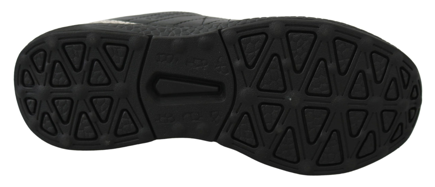 Exquisite Black Runner Gisella Sports Sneakers-Plein Sport-LabelTerrace.com