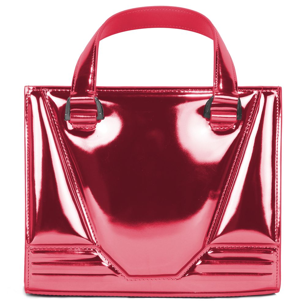 Fuchsia Leather Handbag-Ferrari-LabelTerrace.com