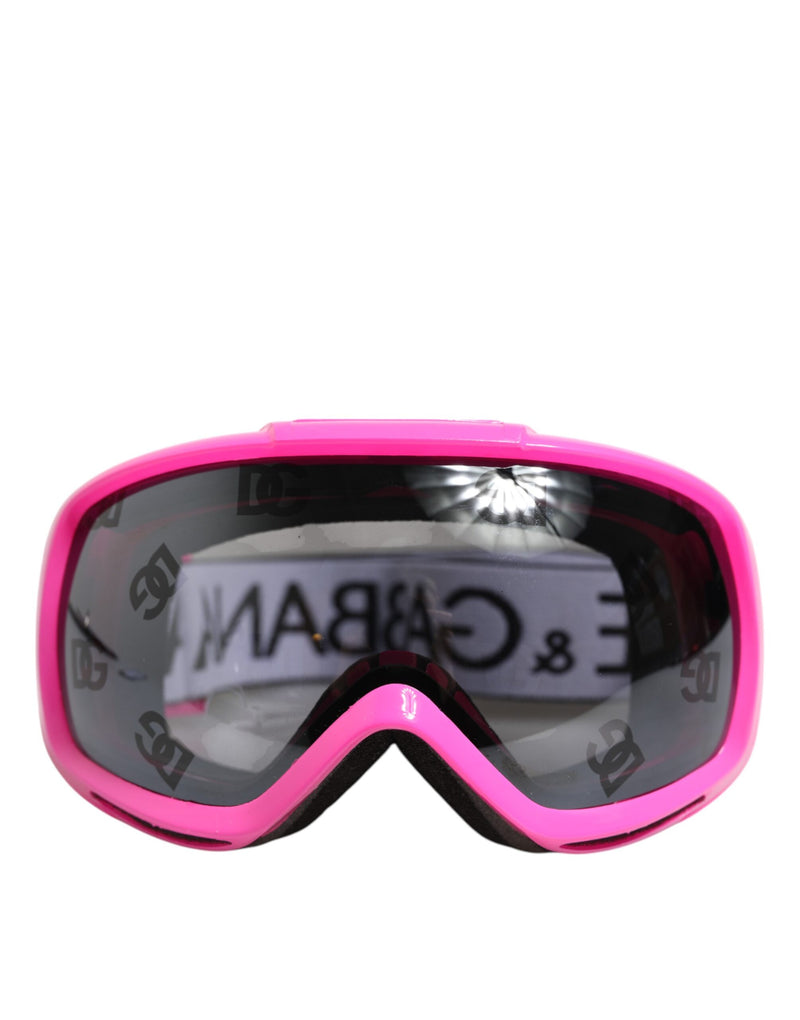 Fuchsia Pink Logo Ski Goggles DG6182 Mask Sunglasses-Dolce & Gabbana-LabelTerrace.com
