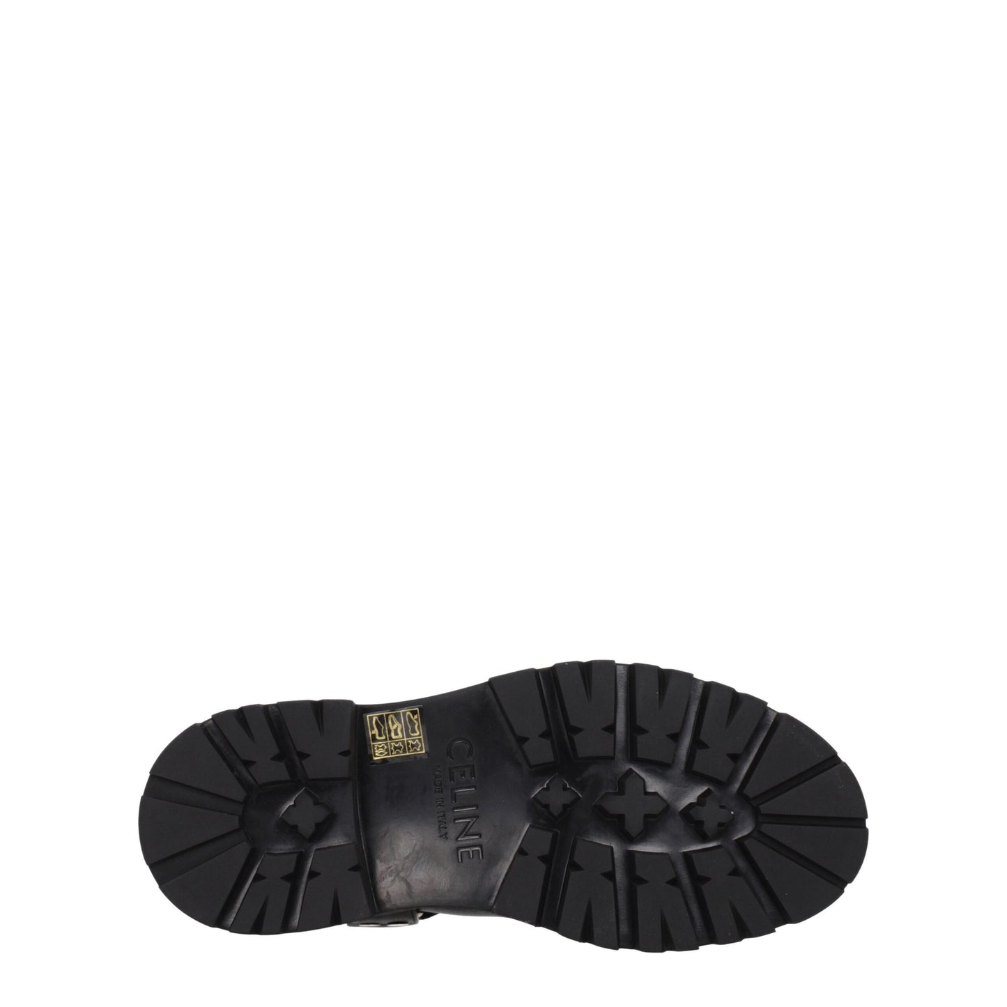 Gold Leather Ankle Boots