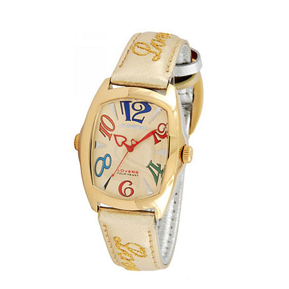 Gold Leather Watch-Chronotech-LabelTerrace.com