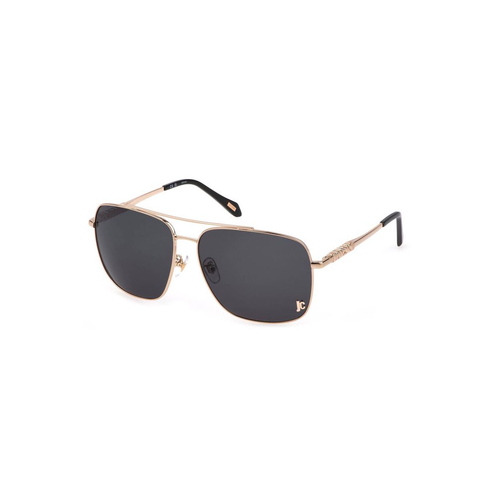 Gold Metal Women Sunglass-Just Cavalli-LabelTerrace.com