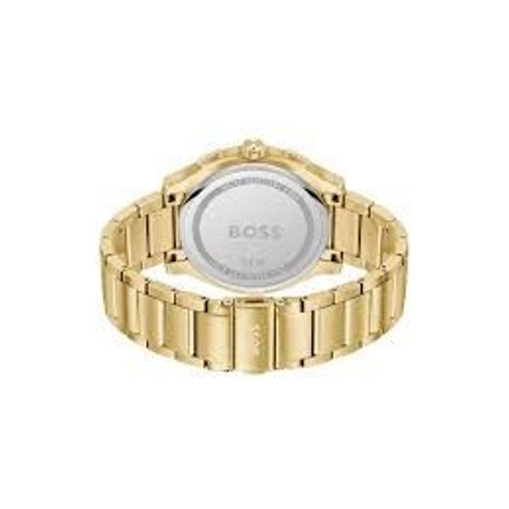 Gold Stainless Steel Dress Watch