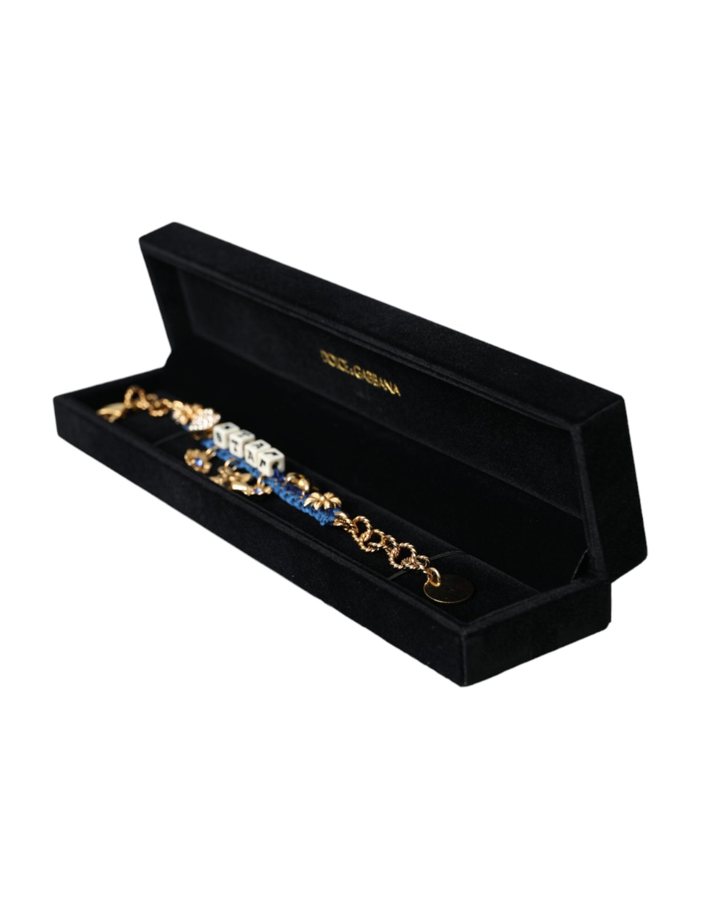 Gold Tone Brass Chain Star Fashion Bracelet-Dolce & Gabbana-LabelTerrace.com