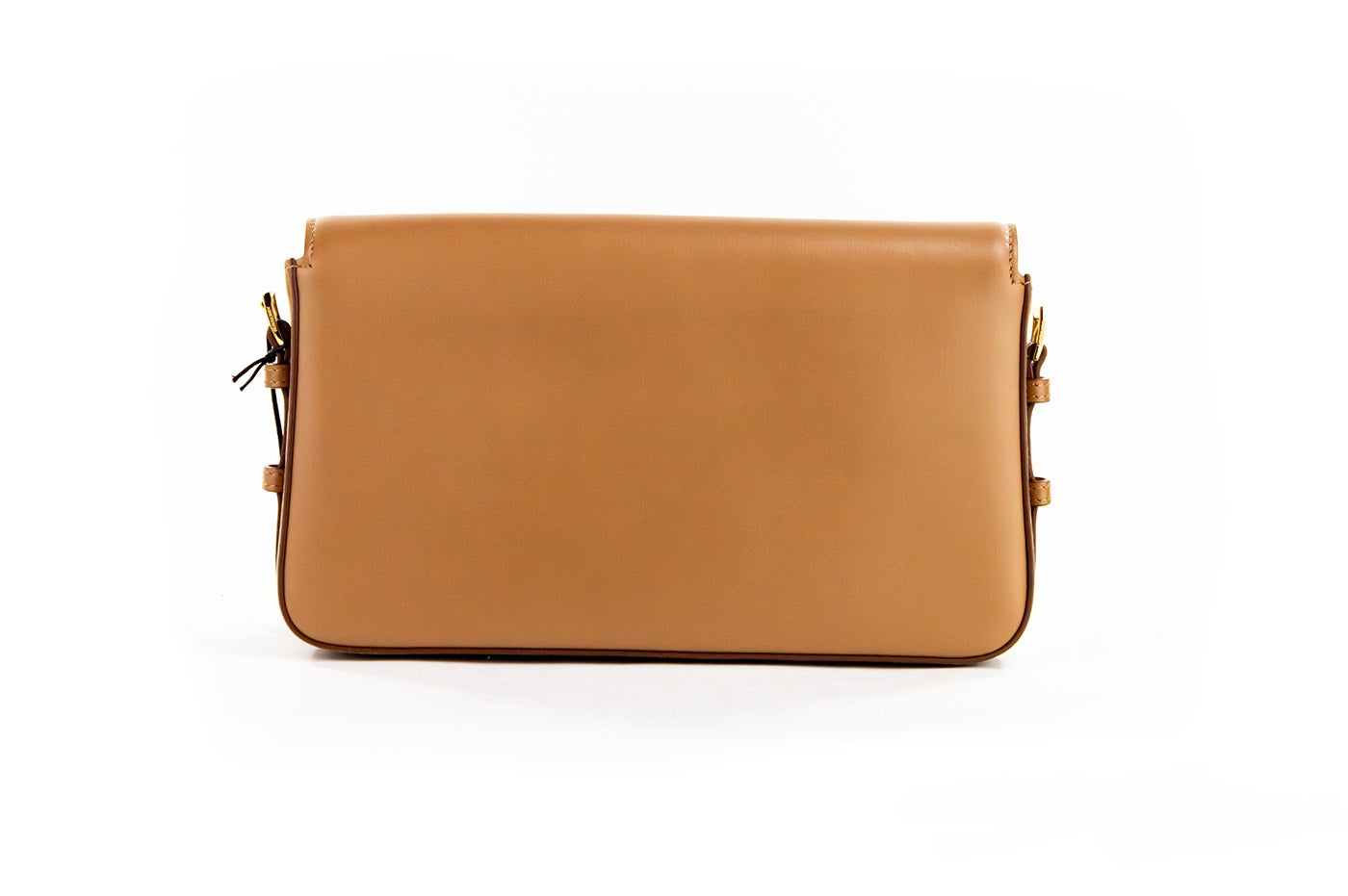 Grace Small Nutmeg Smooth Leather Flap Crossbody Clutch Handbag Purse-Burberry-LabelTerrace.com