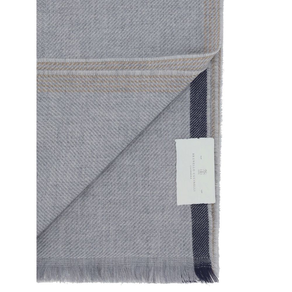 Gray Cashmere Scarf