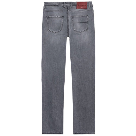 Gray Cotton Men Jeans-Tramarossa-LabelTerrace.com