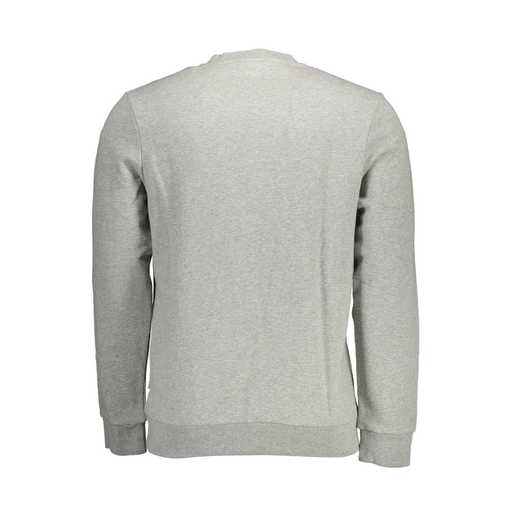 Gray Cotton Men Sweater-Napapijri-LabelTerrace.com