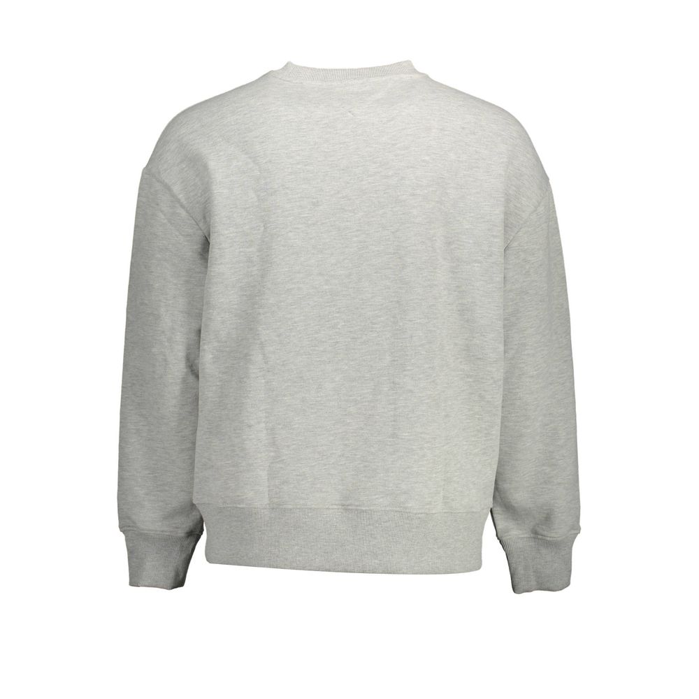 Gray Cotton Men Sweater-Tommy Hilfiger-LabelTerrace.com