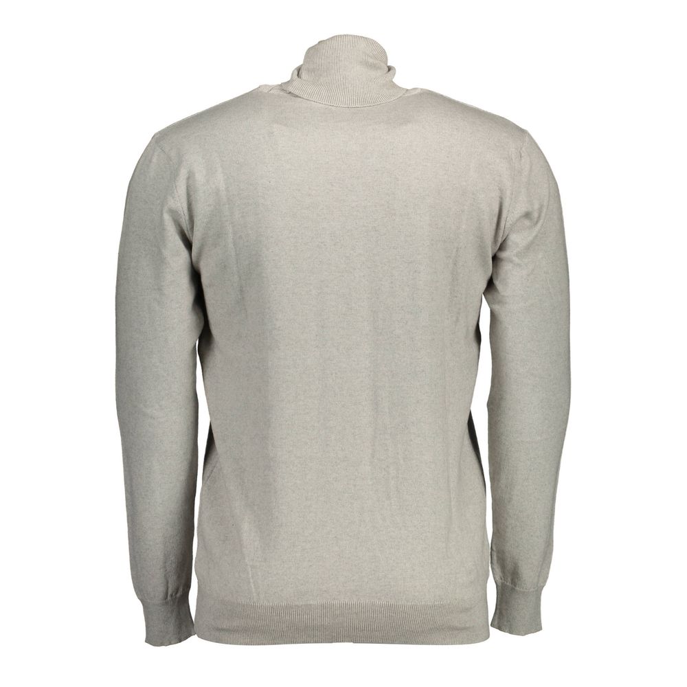 Gray Cotton Men's Sweater