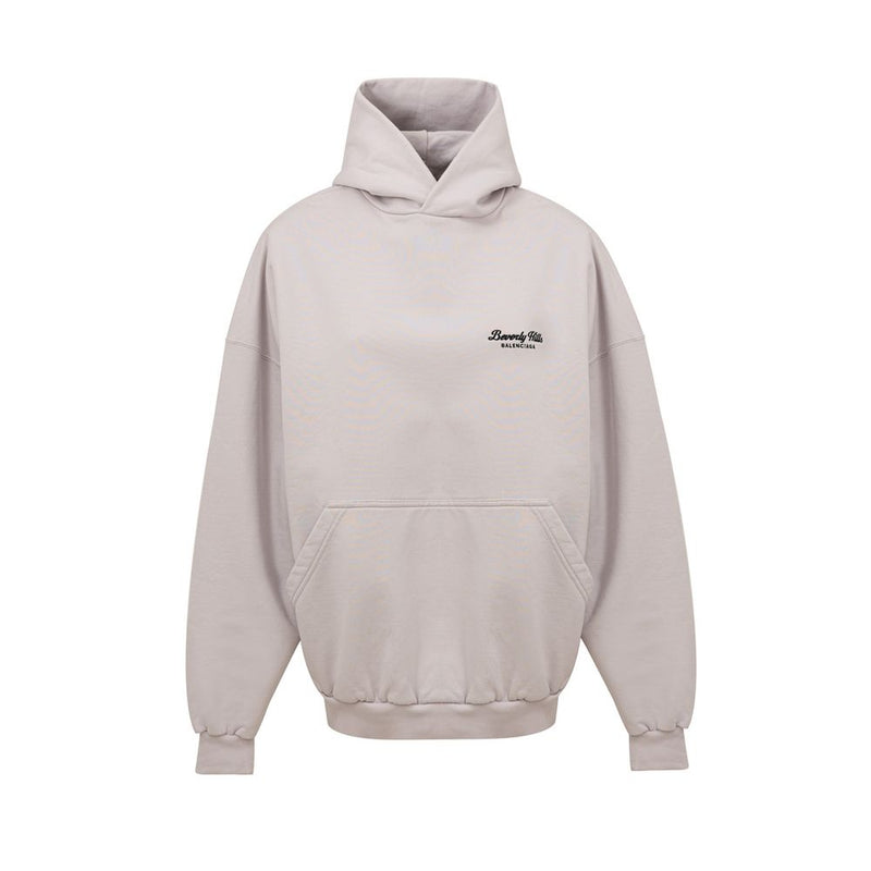 Gray Cotton Hoody-Balenciaga-LabelTerrace.com