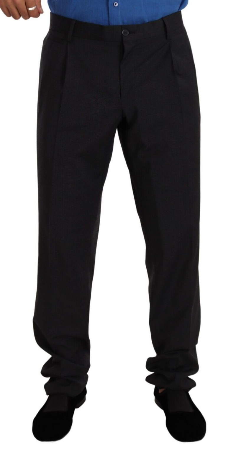 Gray Dress Trouser VENTANNI Dress Pants-Dolce & Gabbana-LabelTerrace.com
