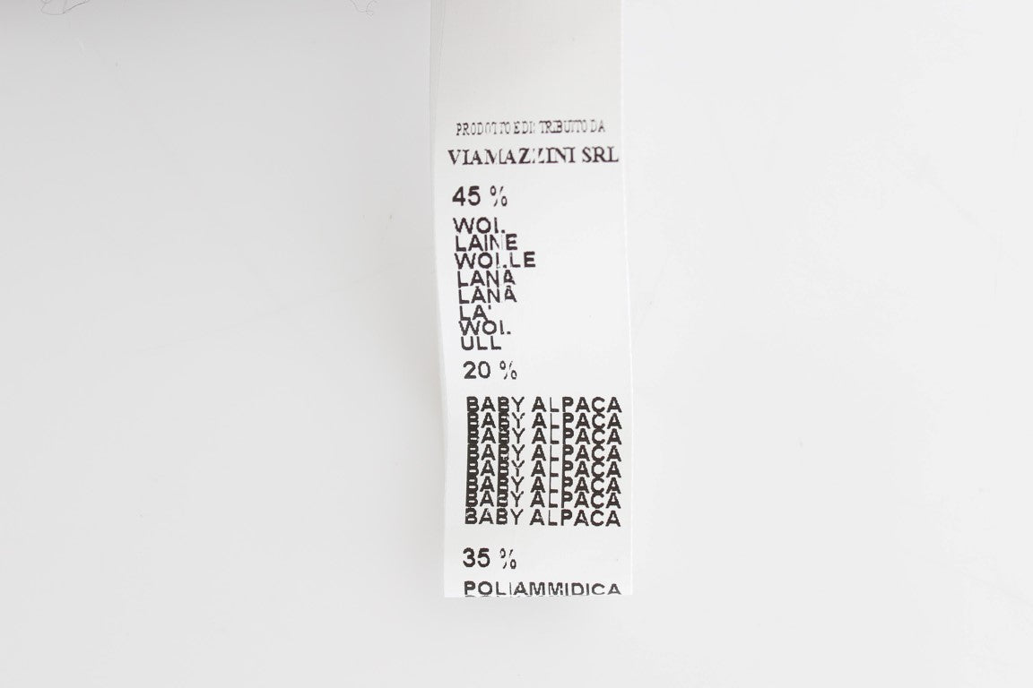 Gray Knit Wool Cardigan Sweater-Ermanno Scervino-LabelTerrace.com