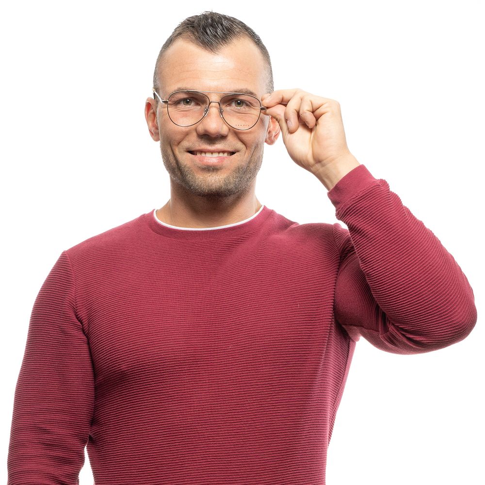 Gray Men Glasses Frame