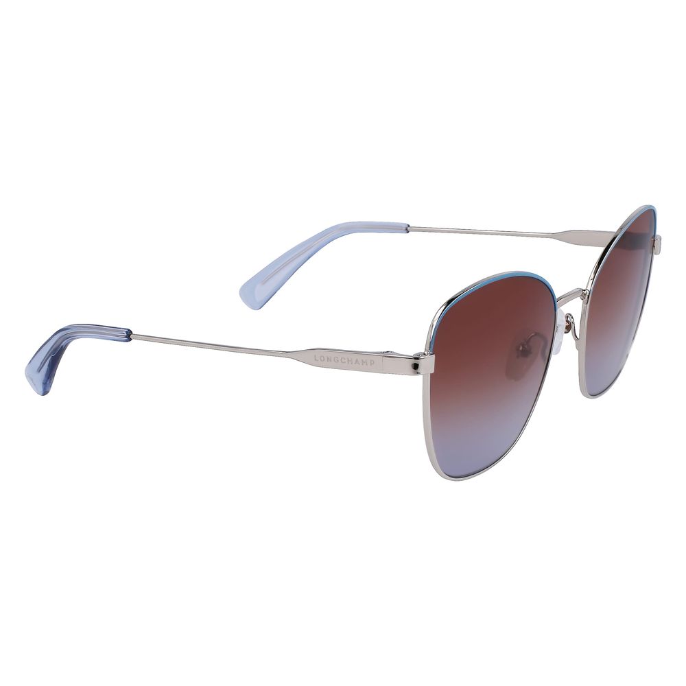 Gray Metal Sunglasses-Longchamp-LabelTerrace.com