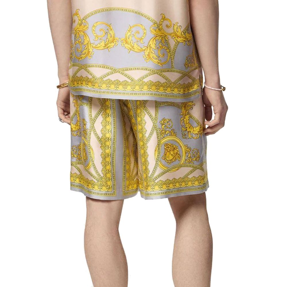 La Coupe Des Dieux Silk Shorts-Versace-LabelTerrace.com