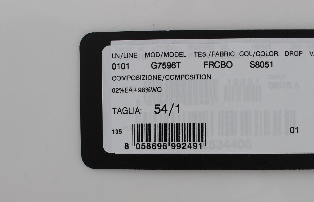 Gray Striped Formal Vest-Dolce & Gabbana-LabelTerrace.com