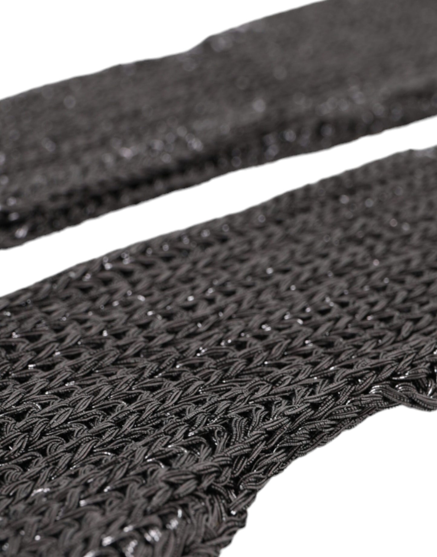 Gray Viscose Knitted Finger Less Gloves-Dolce & Gabbana-LabelTerrace.com