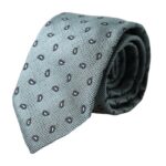 Green 100% Silk Patterned Adjustable Men Tie-Dolce & Gabbana-LabelTerrace.com