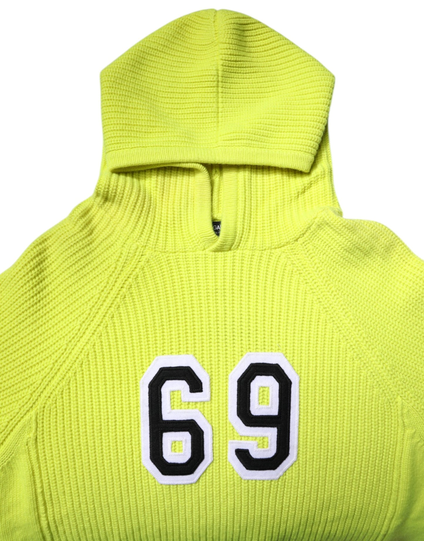 Green 69 Knit Hooded Men Pullover Sweater-Dolce & Gabbana-LabelTerrace.com