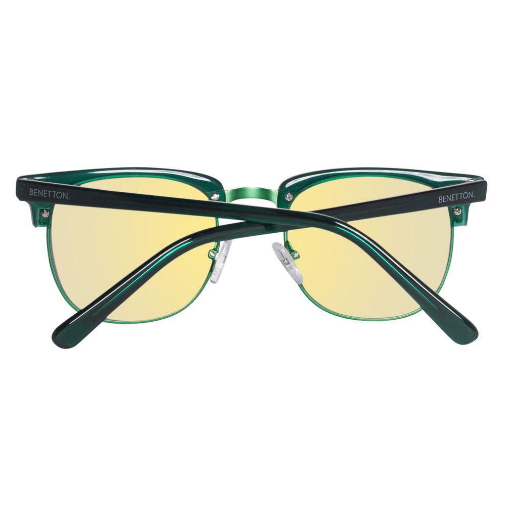 Green Acetate Sunglasses-Benetton-LabelTerrace.com