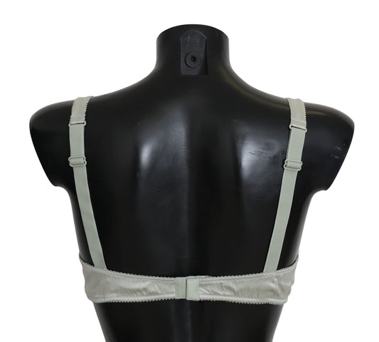 Green Balconcino Bra Floral Lace Underwear-Dolce & Gabbana-LabelTerrace.com