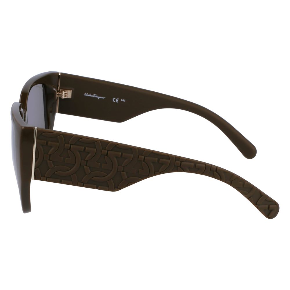 Green Bio Injected Sunglasses-Ferragamo-LabelTerrace.com