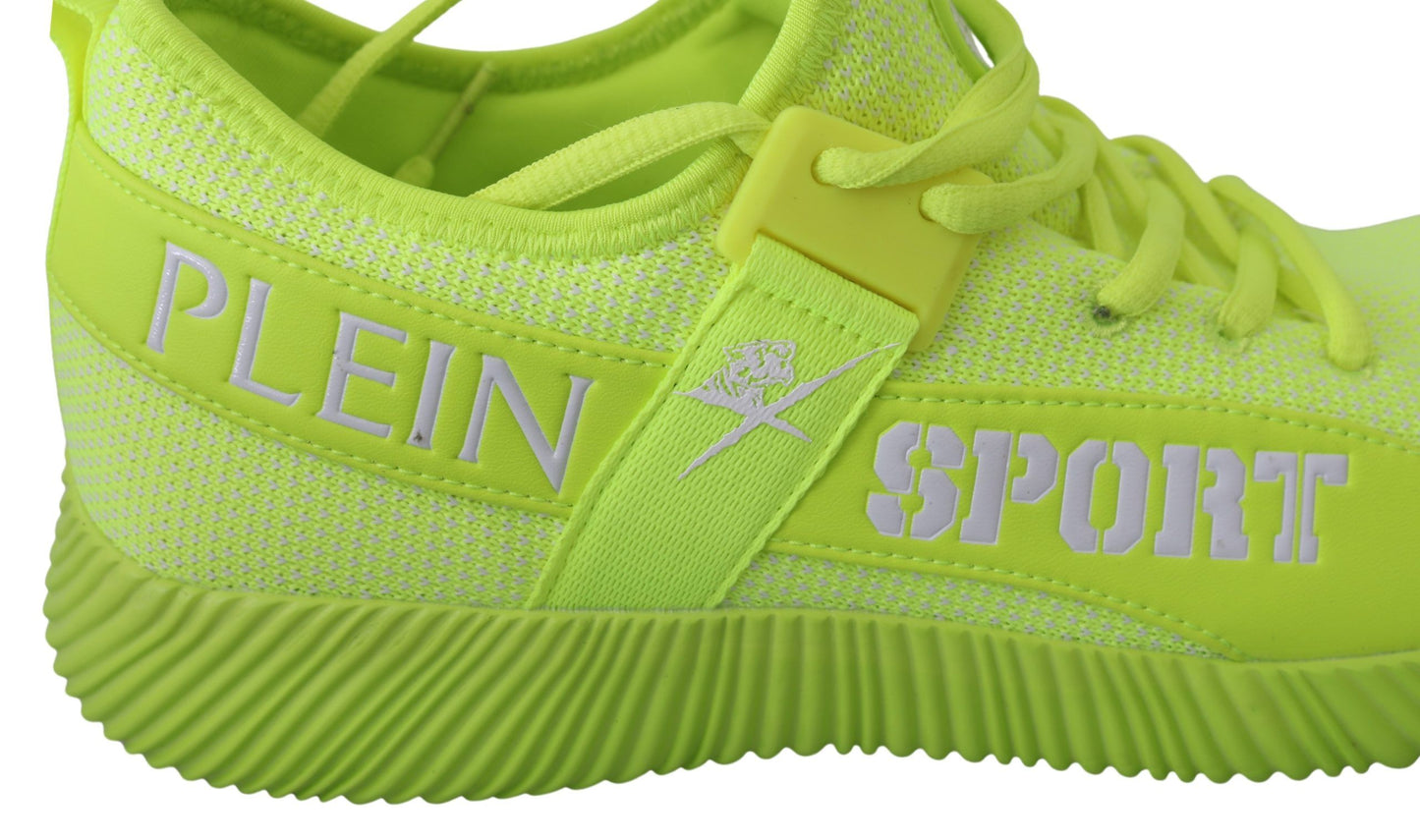 Green CARTER Logo Hi-Top Sneakers Shoes-Philipp Plein-LabelTerrace.com