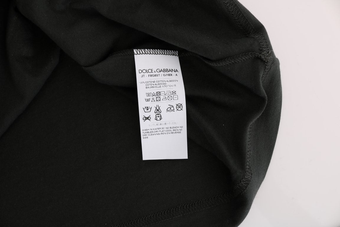 Green Cotton 2017 Motive T-Shirt-Dolce & Gabbana-LabelTerrace.com