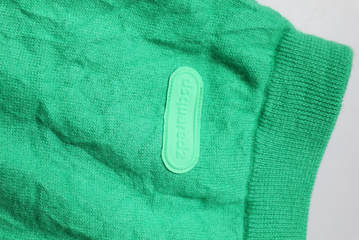 Green Cotton Elastic Waist Men Casual Pants-Dsquared²-LabelTerrace.com