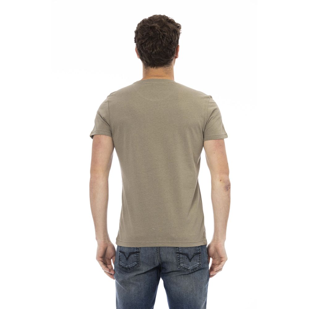 Green Cotton Men T-Shirt-Trussardi Action-LabelTerrace.com
