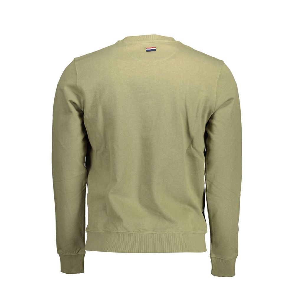 Green Cotton Mens Sweater-U.S. POLO ASSN.-LabelTerrace.com