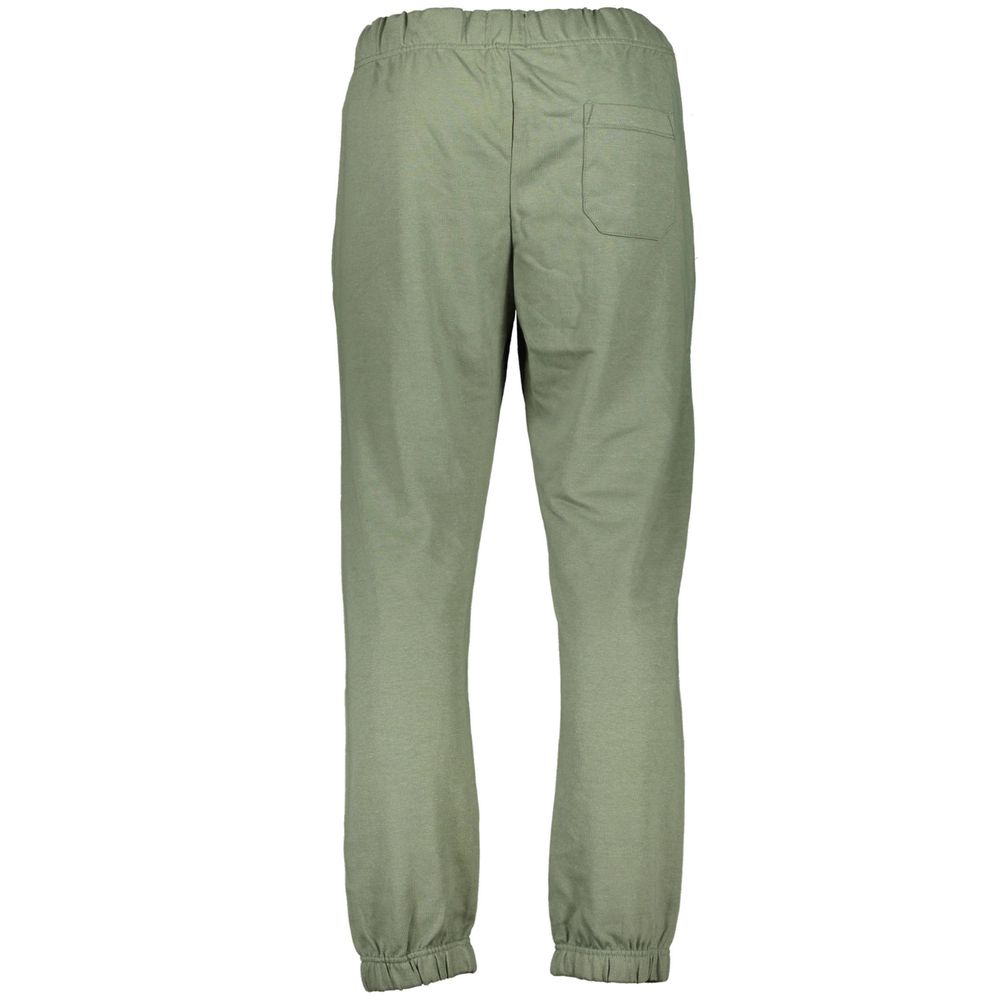 Green Cotton Pant-Gianmarco Venturi-LabelTerrace.com