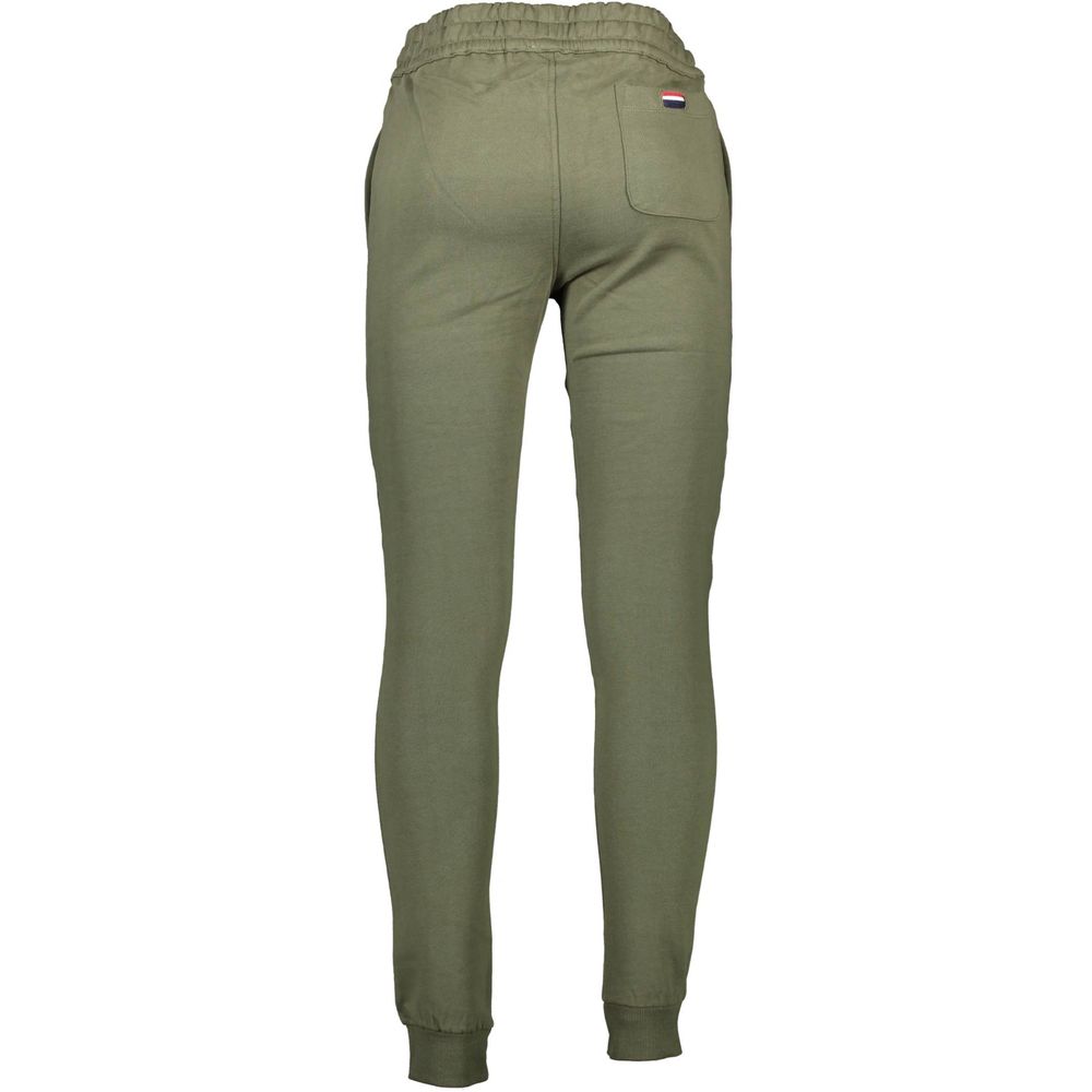 Green Cotton Pant-U.S. POLO ASSN.-LabelTerrace.com