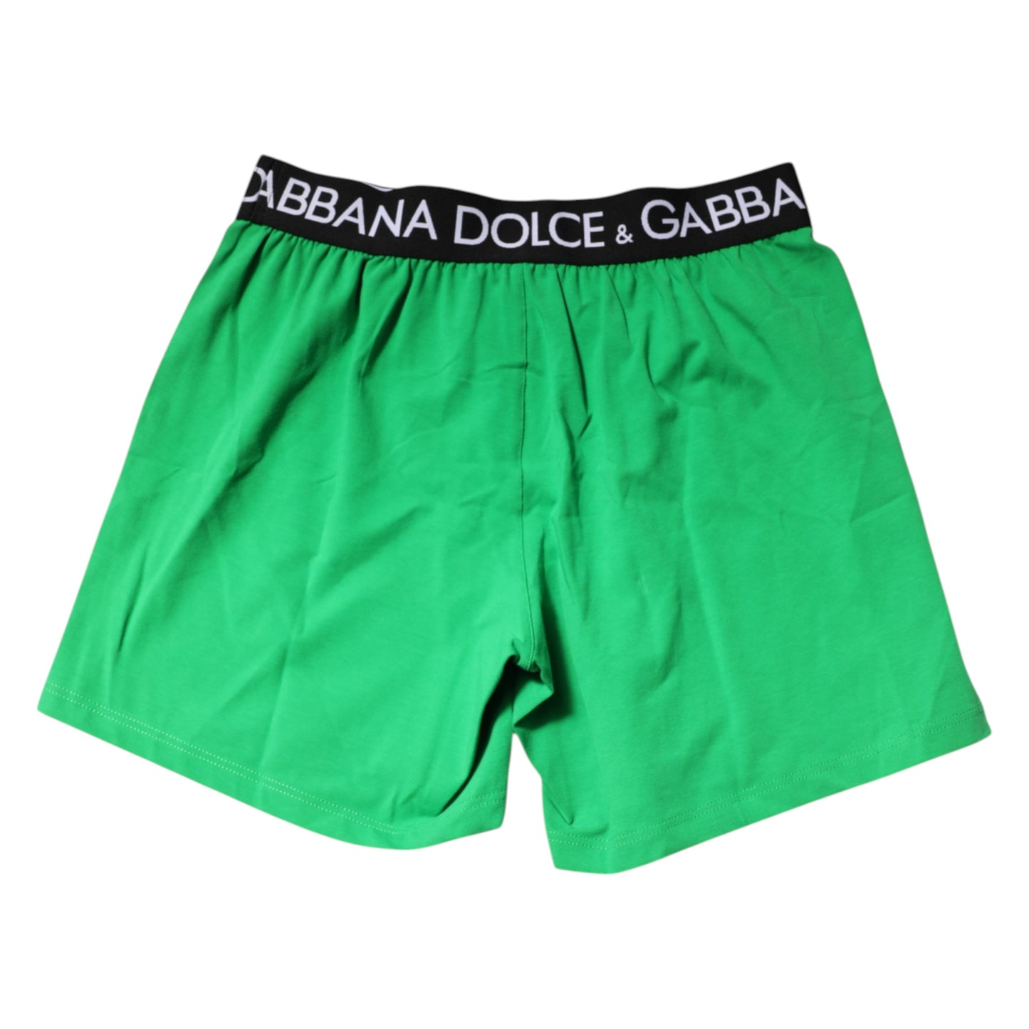Green Cotton Regular Boxer Shorts Underwear-Dolce & Gabbana-LabelTerrace.com