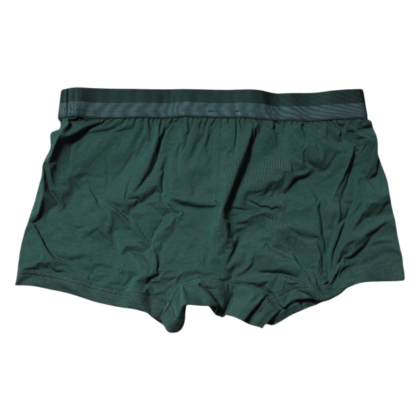 Green Cotton Regular Men Boxer Brief Underwear-Dolce & Gabbana-LabelTerrace.com
