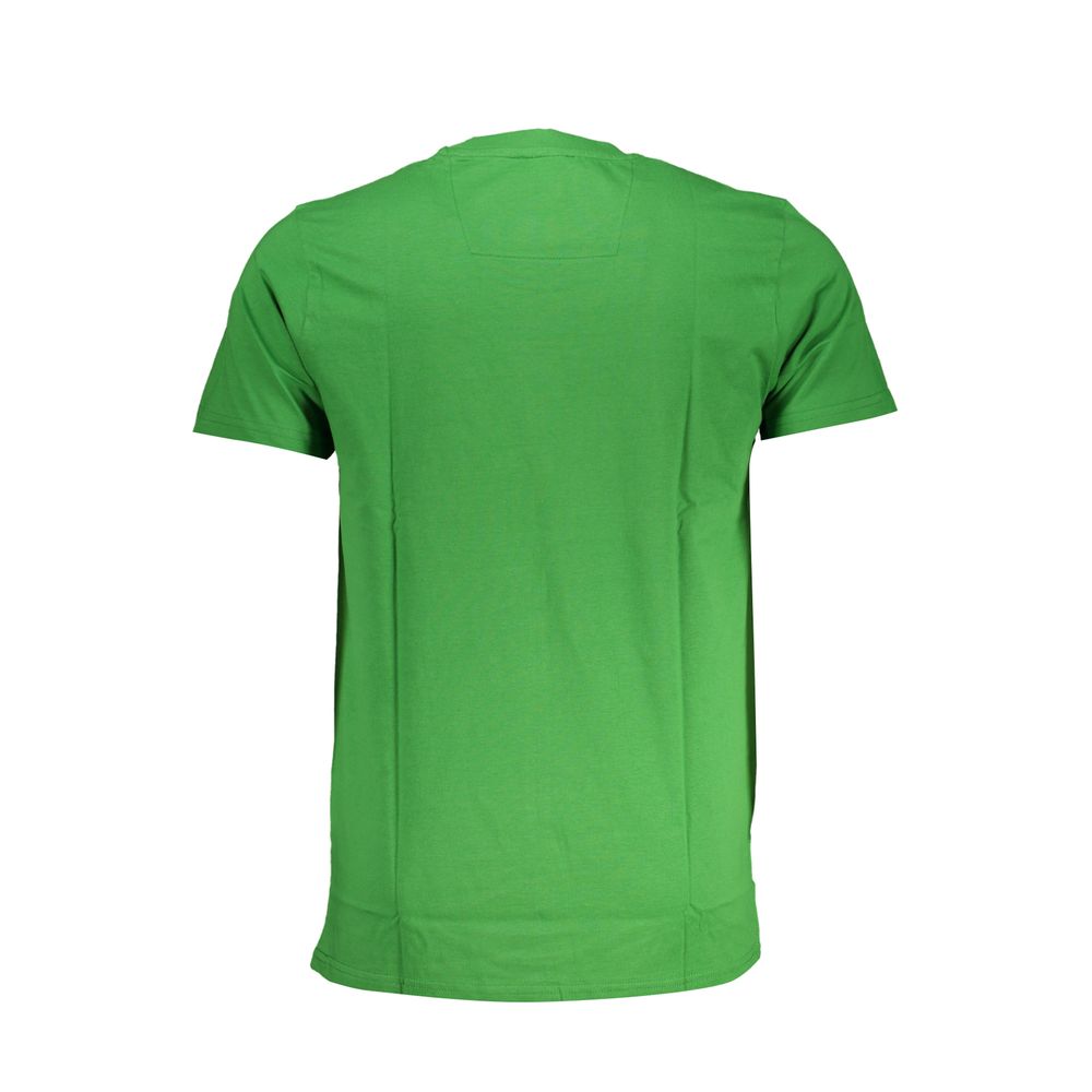 Green Cotton T-Shirt-Cavalli Class-LabelTerrace.com