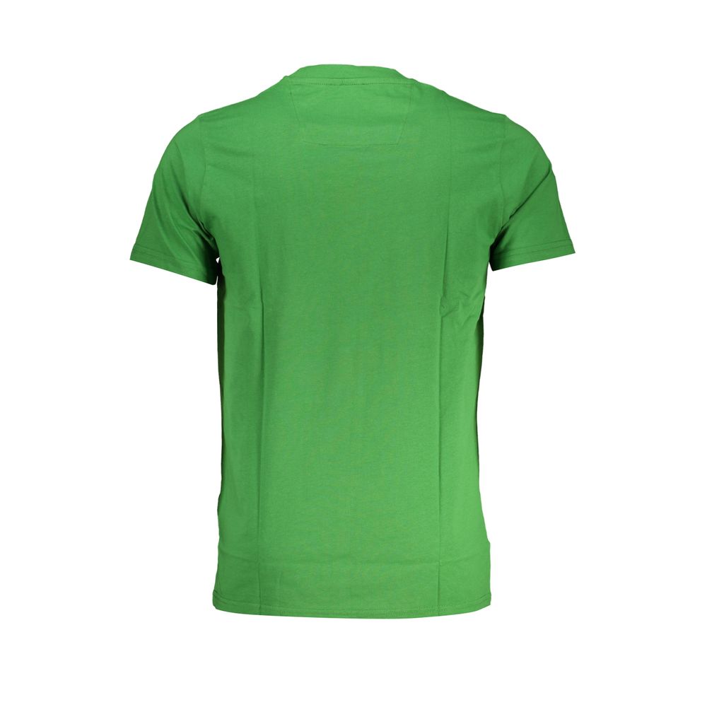 Green Cotton T-Shirt-Cavalli Class-LabelTerrace.com