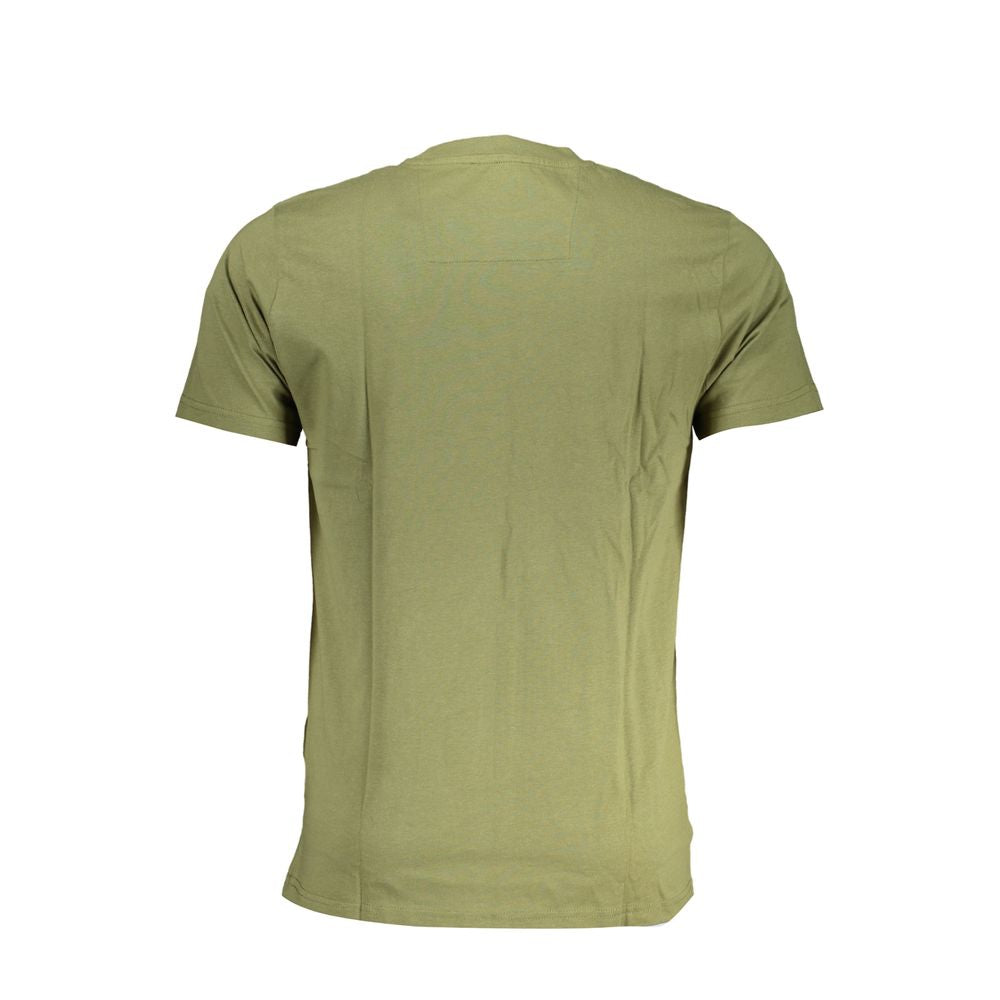 Green Cotton T-Shirt-Cavalli Class-LabelTerrace.com